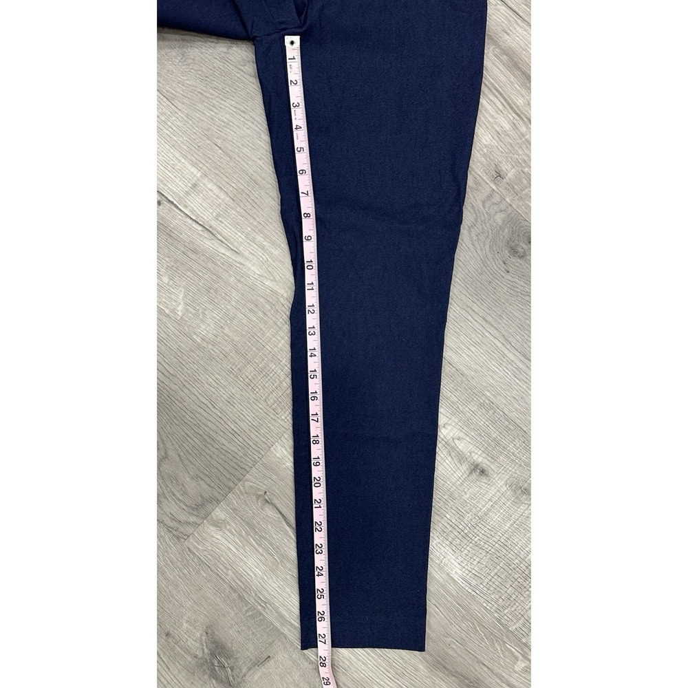 Takara Womans Skinny Perfect Fit Waistline Dark Navy Pull On Pants NWT medium - Picture 7 of 11